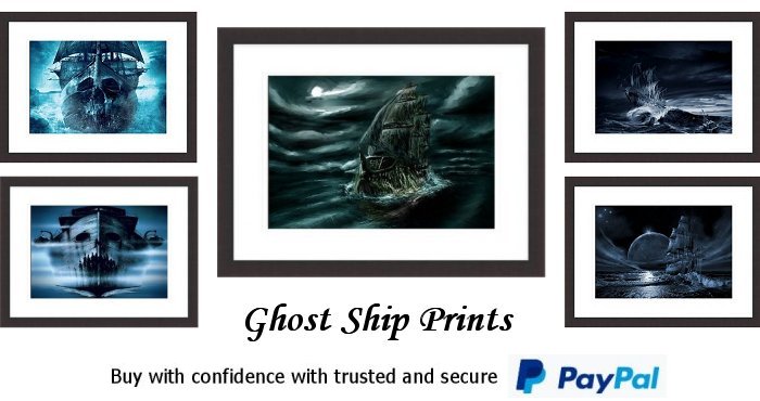 Ghost Ship Framed Prints